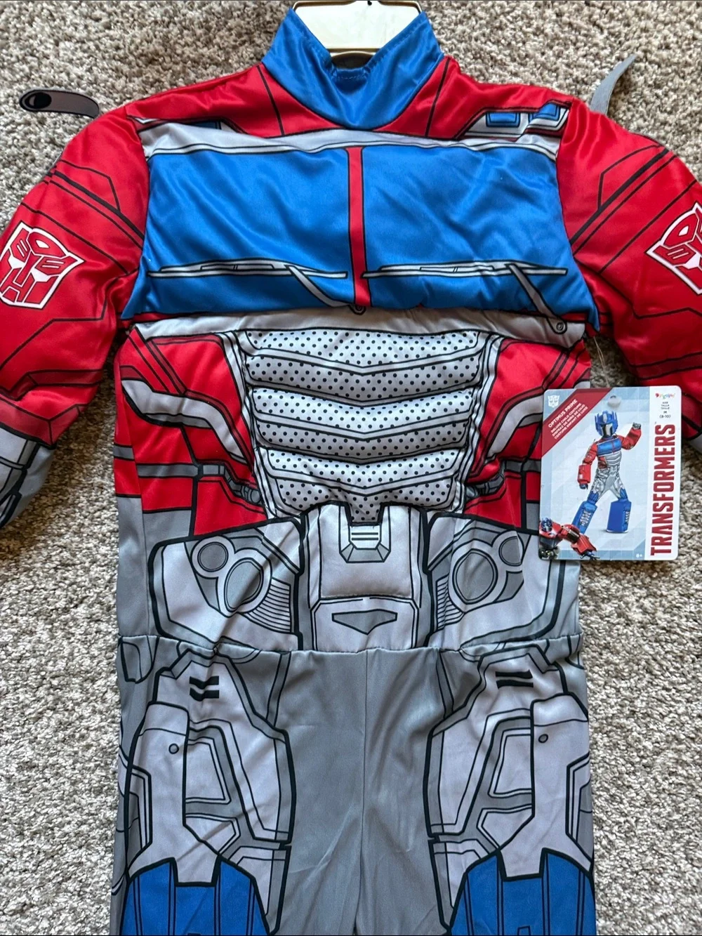 TRANSFORMERS OPTIMUS PRIME DELUXE CHILD COSTUME SIZE MEDIUM (8-10) 🌟NWT🌟